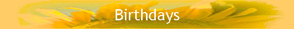 Birthdays